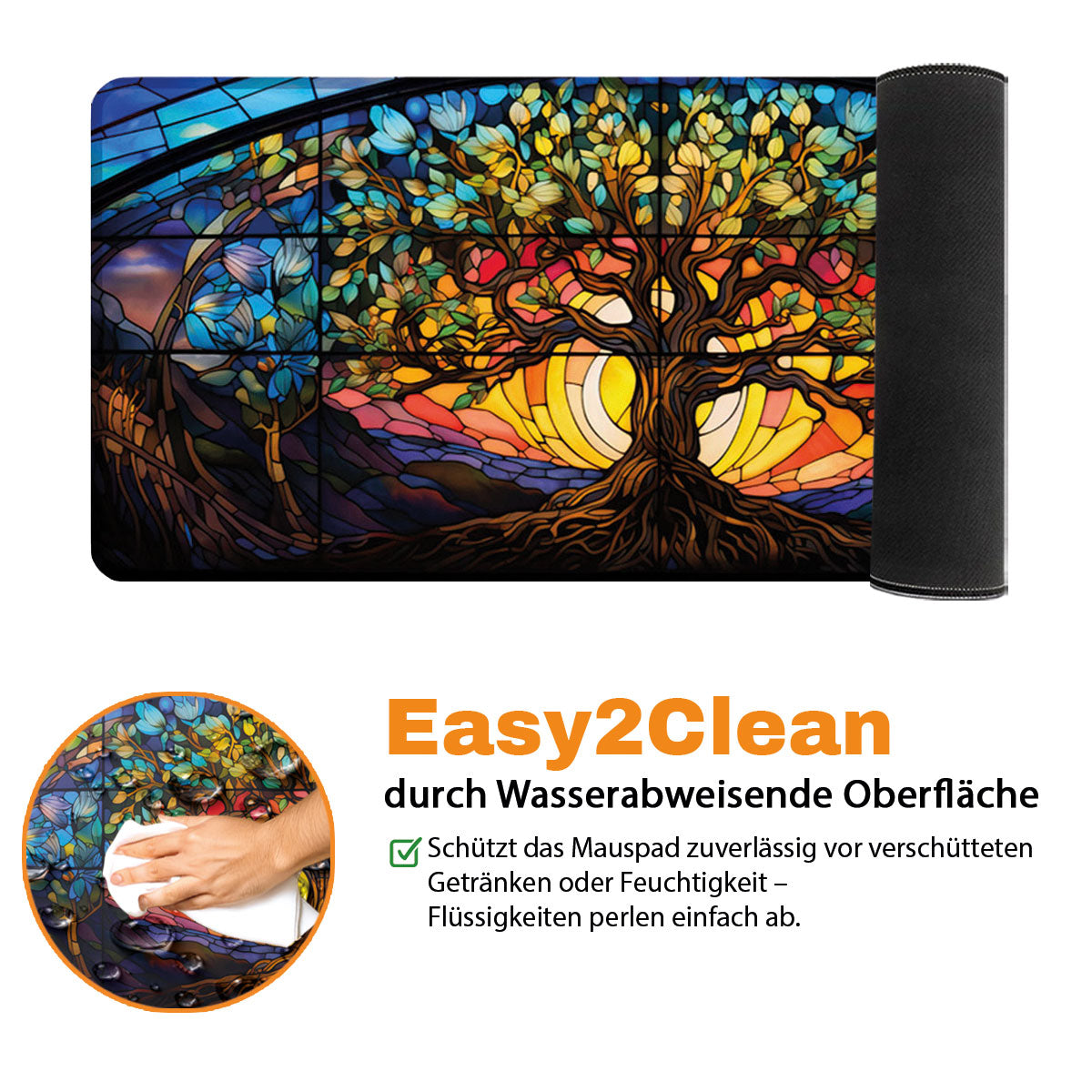 Yggdrassil - Fantasy Design - XXL Gaming Mauspad