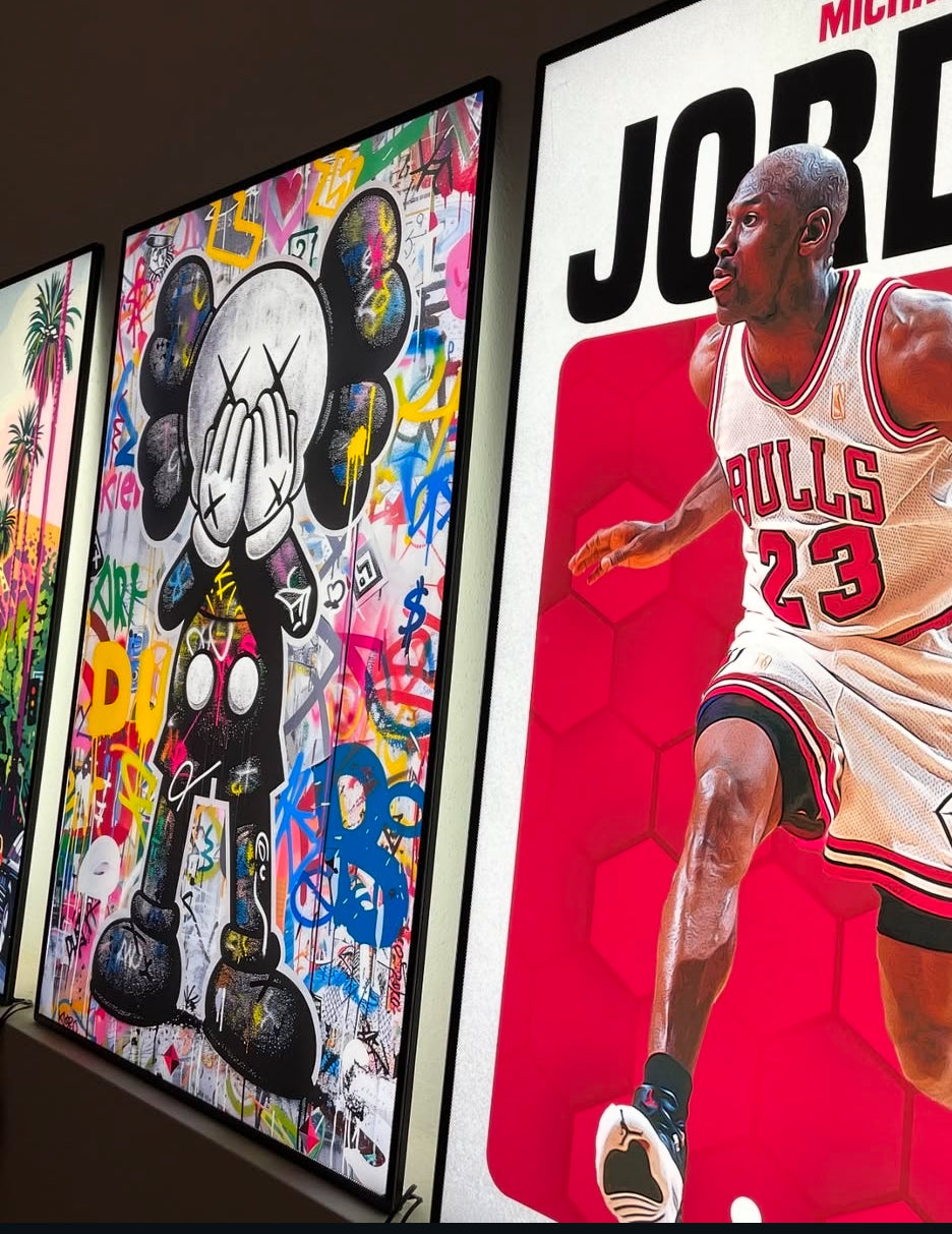 Personalisiert – Dein Design auf einem Loomframe-LED-Bild