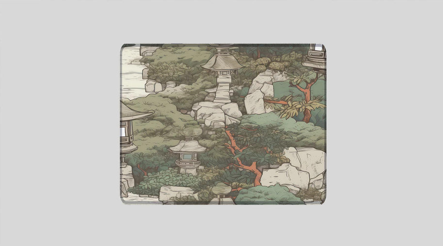 GREEN GARDEN - Japan Design - XXL Gaming Mauspad