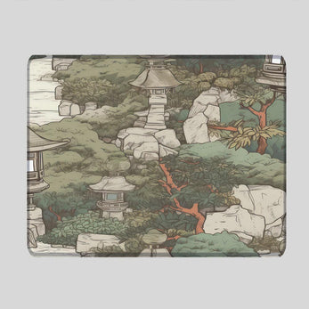 GREEN GARDEN - Japan Design - XXL Gaming Mauspad