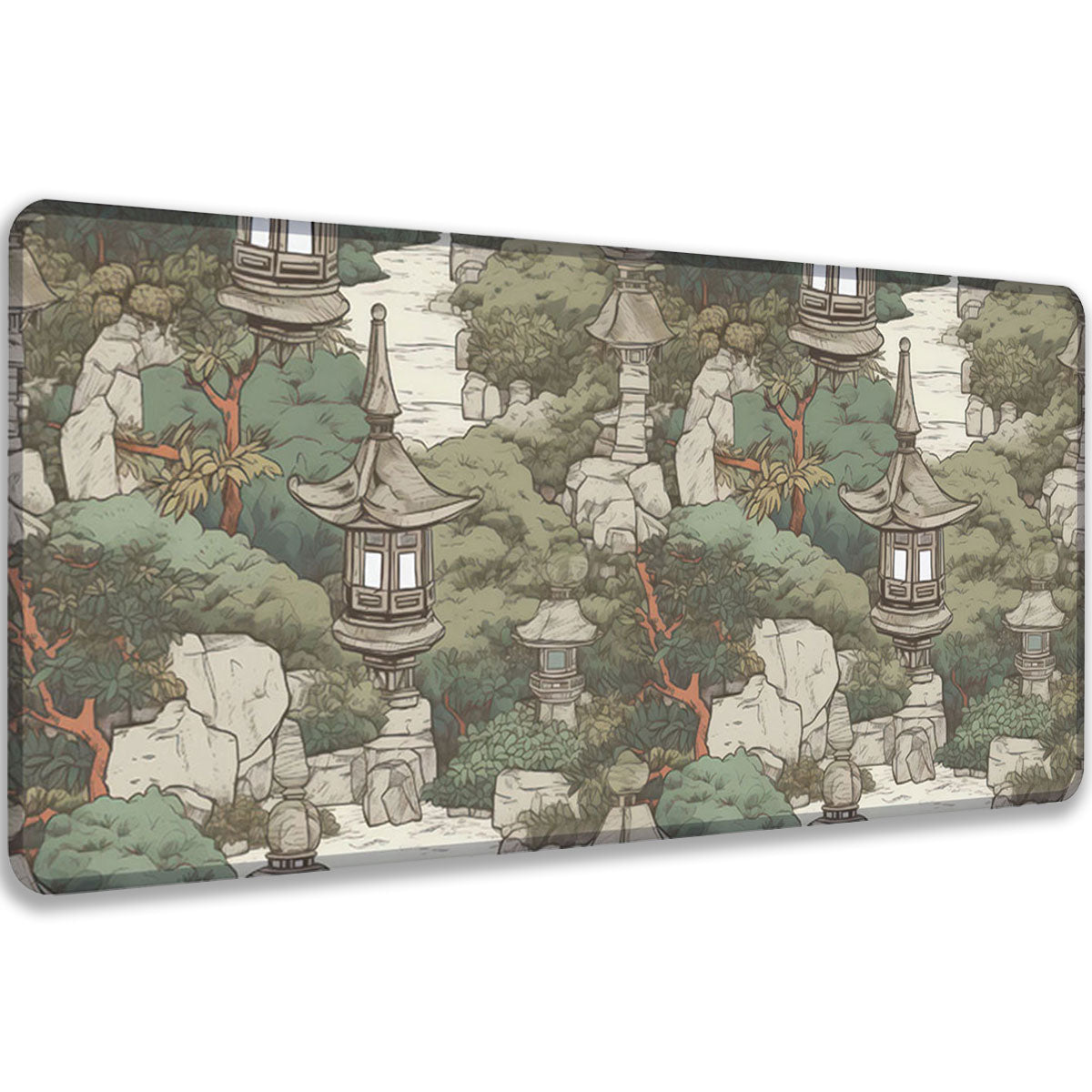 GREEN GARDEN - Japan Design - XXL Gaming Mauspad