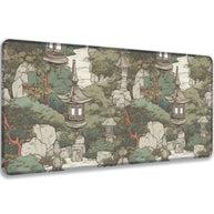 GREEN GARDEN - Japan Design - XXL Gaming Mauspad