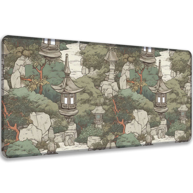 GREEN GARDEN - Japan Design - XXL Gaming Mauspad