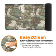 GREEN GARDEN - Japan Design - XXL Gaming Mauspad