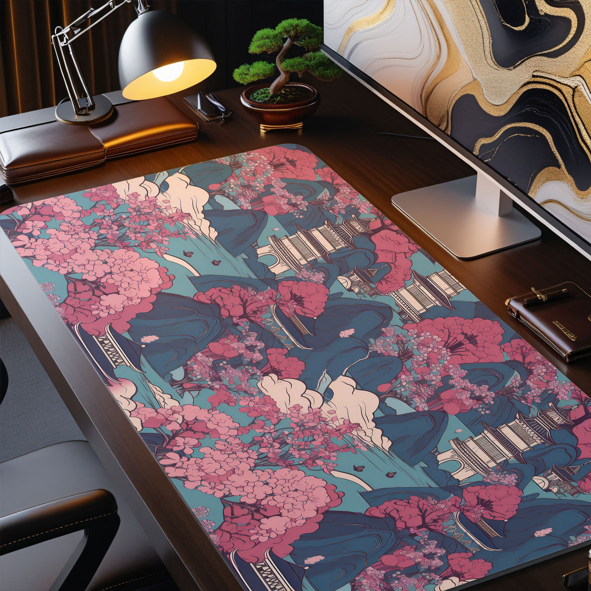 HARMONIC VILLAGE - Japan Design - XXL Gaming Mauspad