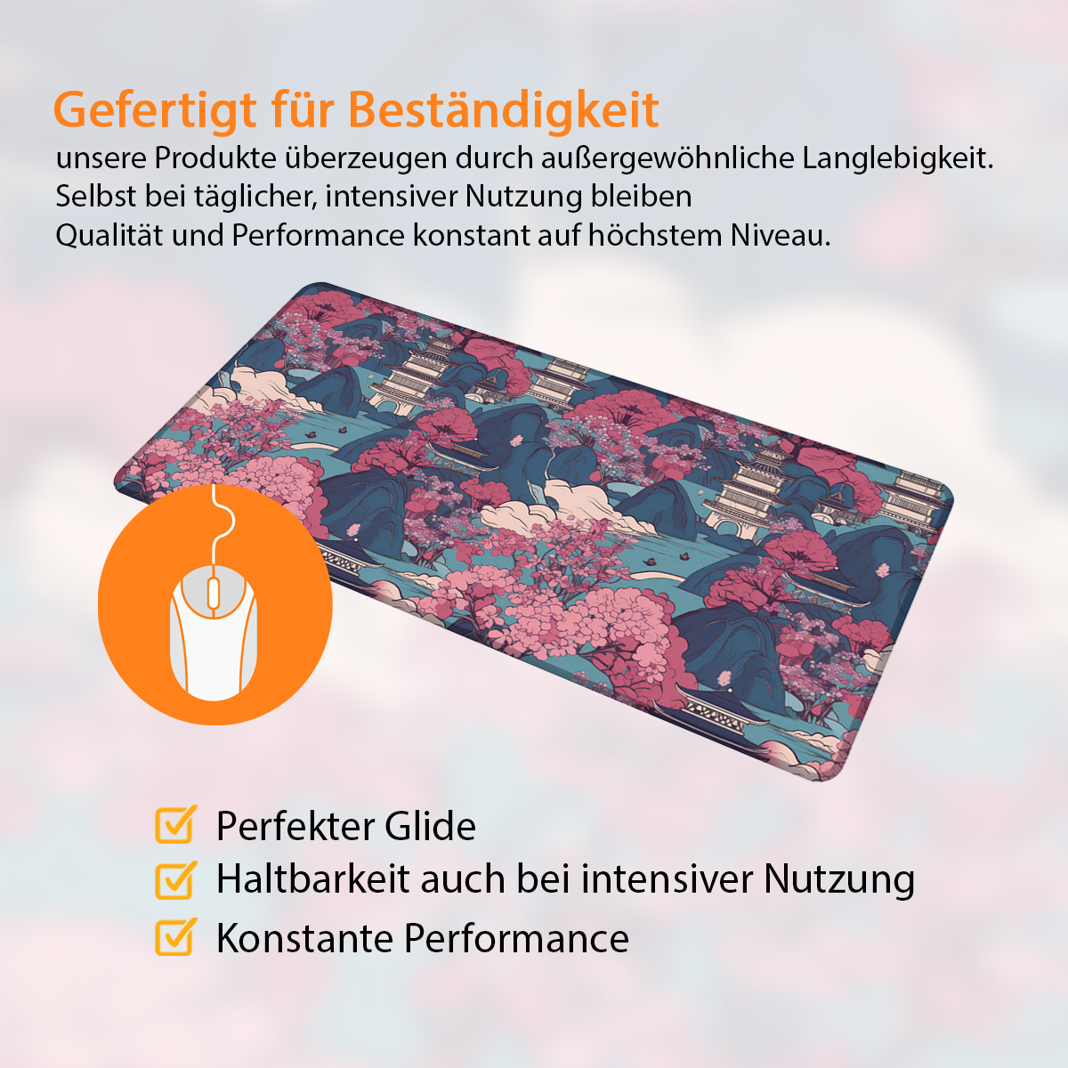 HARMONIC VILLAGE - Japan Design - XXL Gaming Mauspad