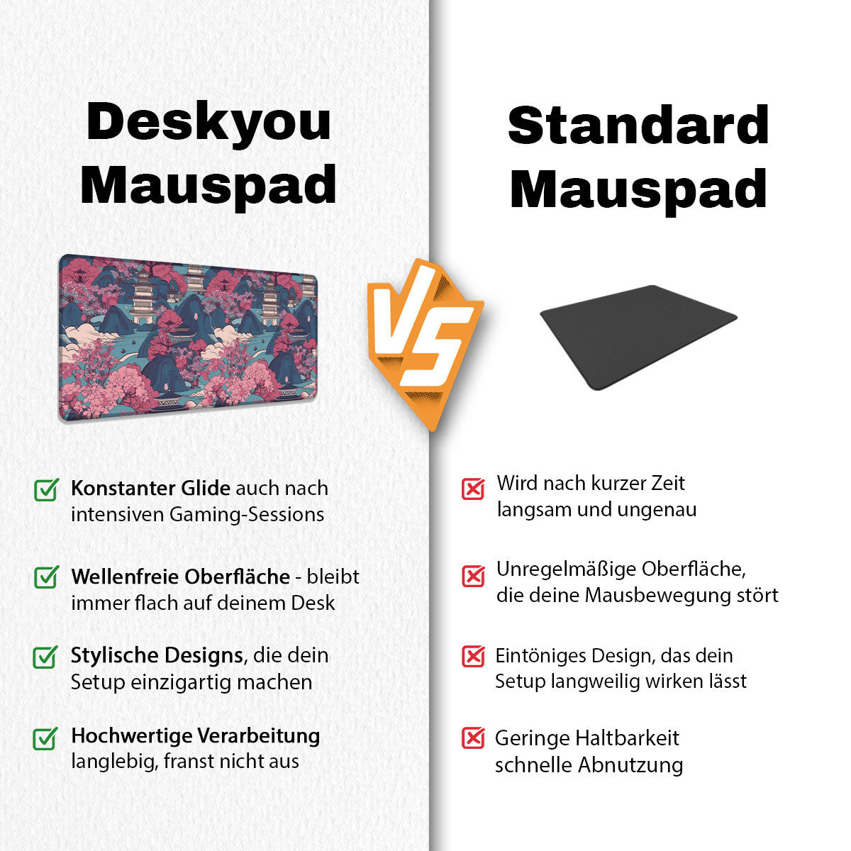 HARMONIC VILLAGE - Japan Design - XXL Gaming Mauspad