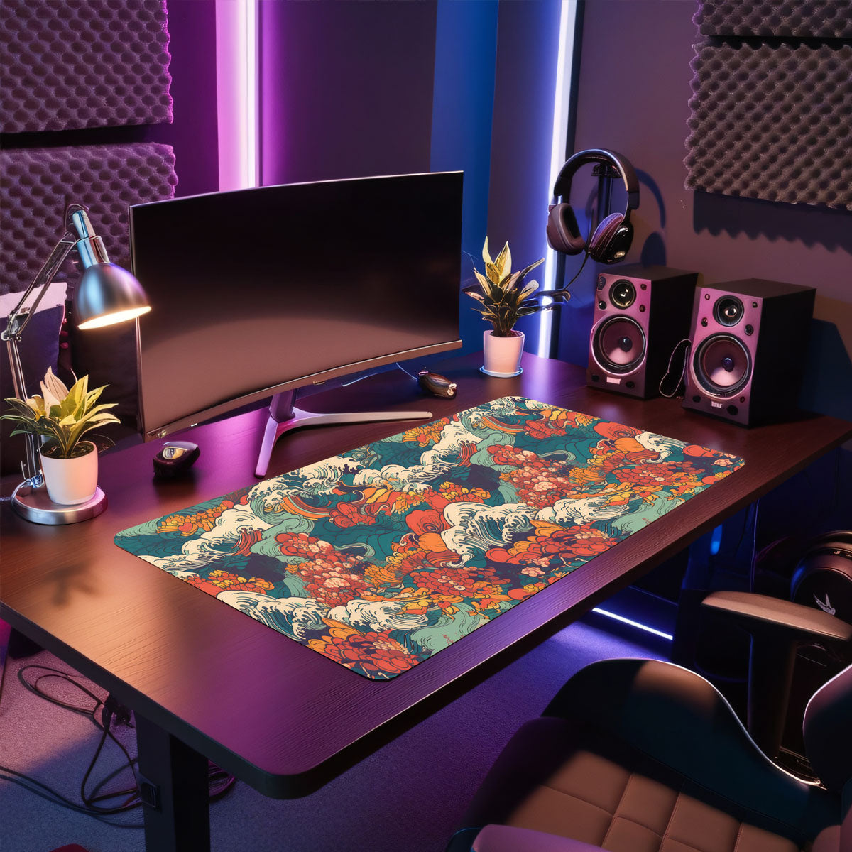 JAPANESE WAVES - XXL Gaming Mauspad