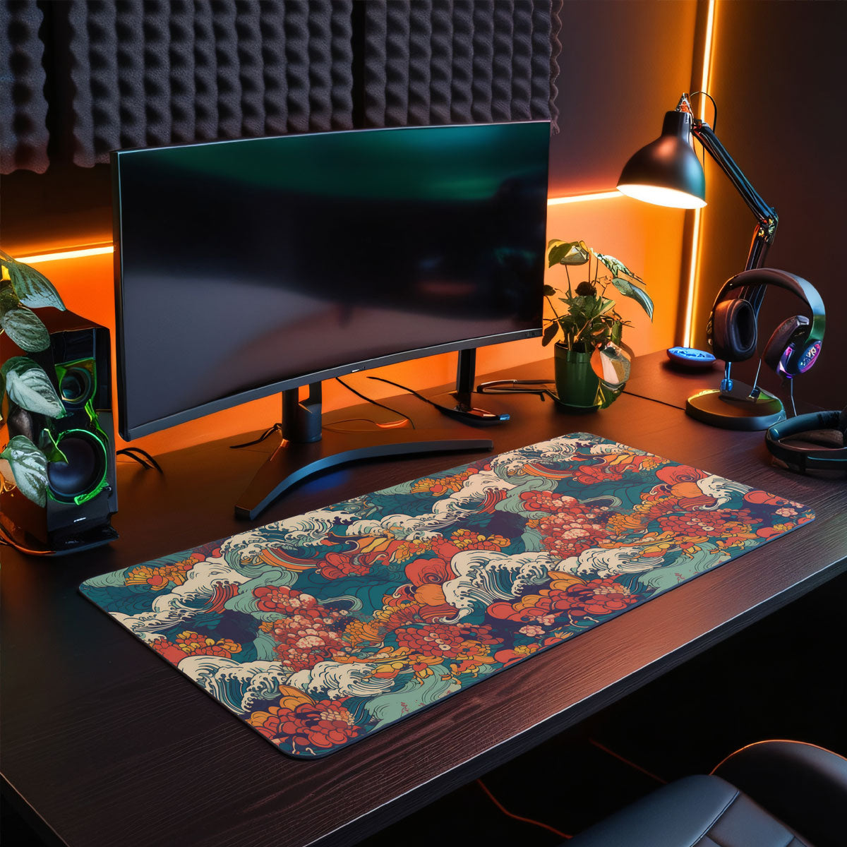 JAPANESE WAVES - XXL Gaming Mauspad