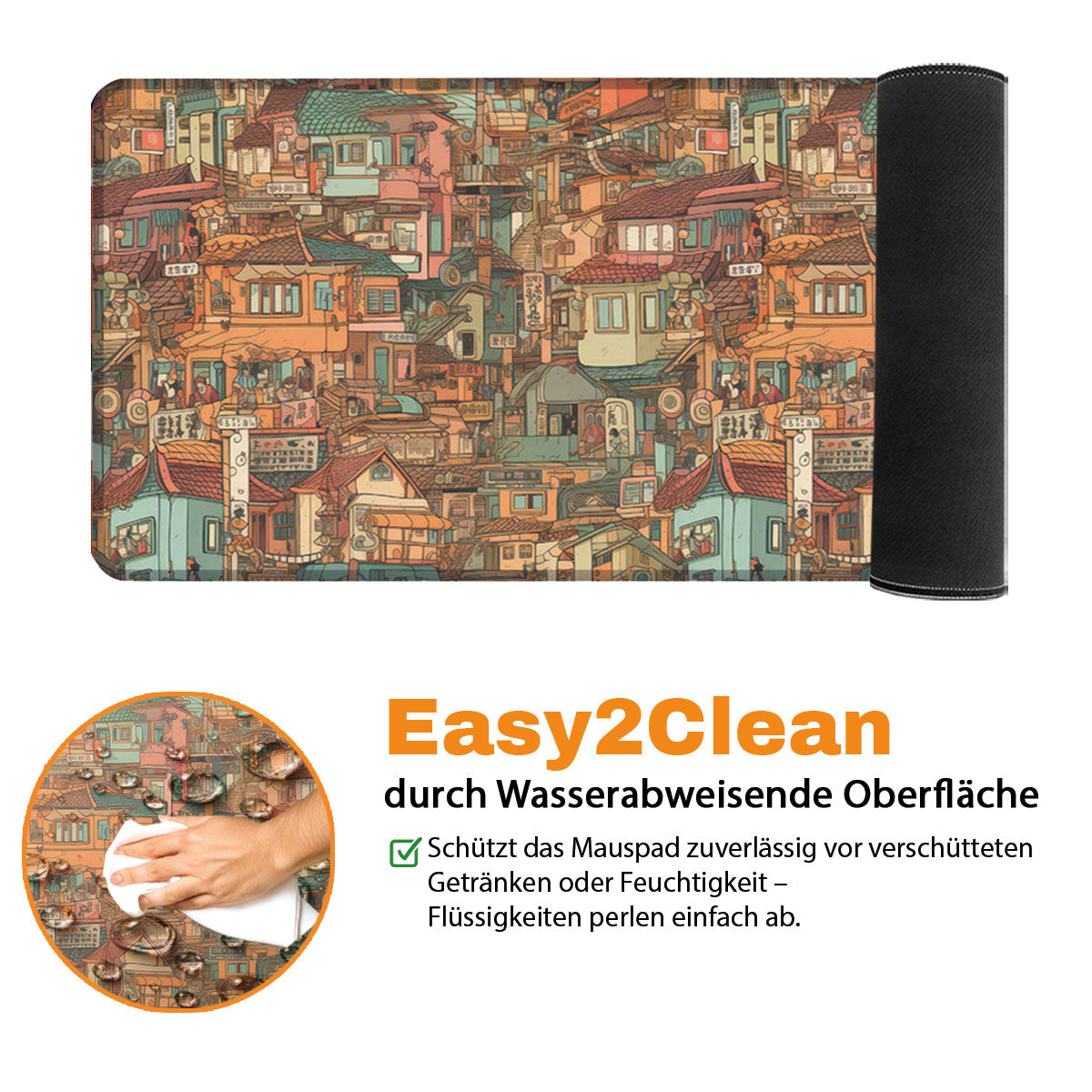 BIG VILLAGE - Japan Design - XXL Gaming Mauspad