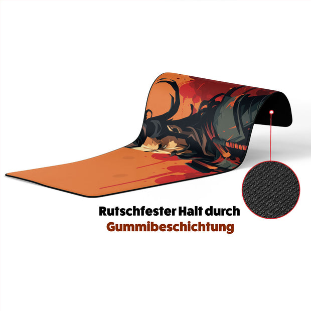 JAPANESE WARRIOR - Japan Design - XXL Gaming Mauspad