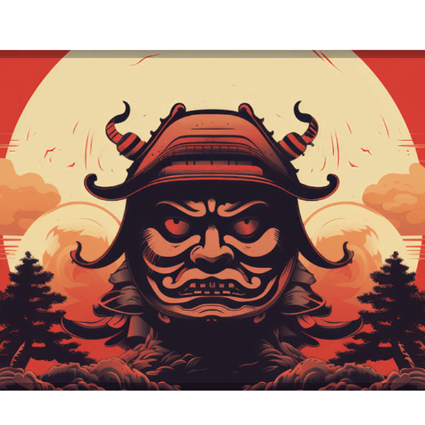RED SAMURAI - Japan Design - XXL Gaming Mauspad