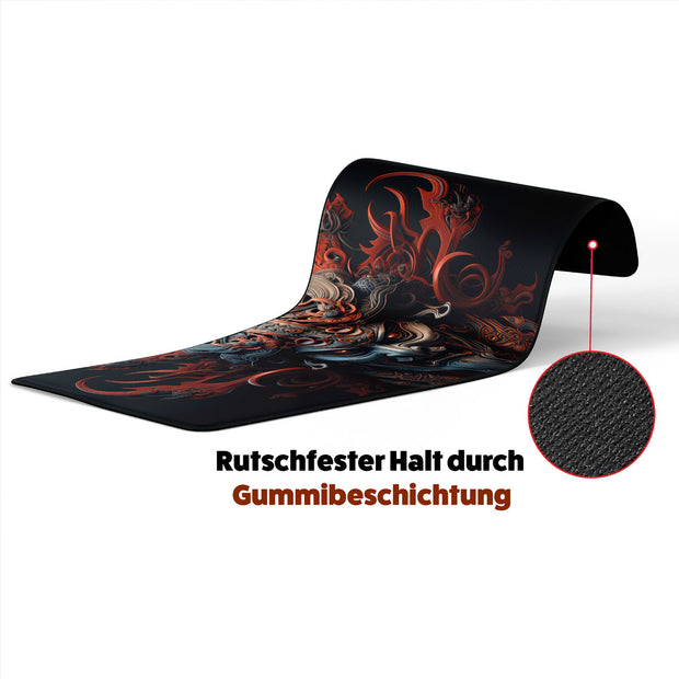 DARK SAMURAI - Japan Design - XXL Gaming Mauspad
