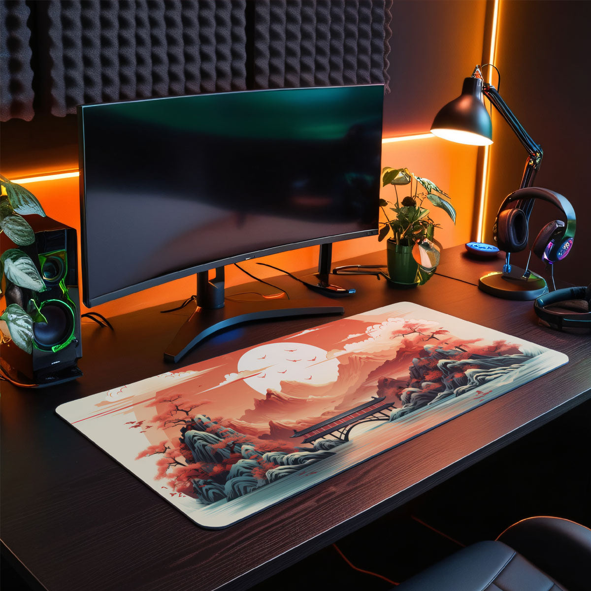 HARMONIC JAPANESE LANDSCAPE - Japan Design - XXL Gaming Mauspad