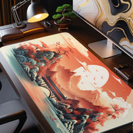 HARMONIC JAPANESE LANDSCAPE - Japan Design - XXL Gaming Mauspad