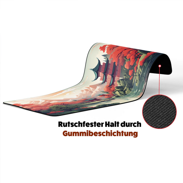 JAPANESE TEMPLE - Japan Design - XXL Gaming Mauspad