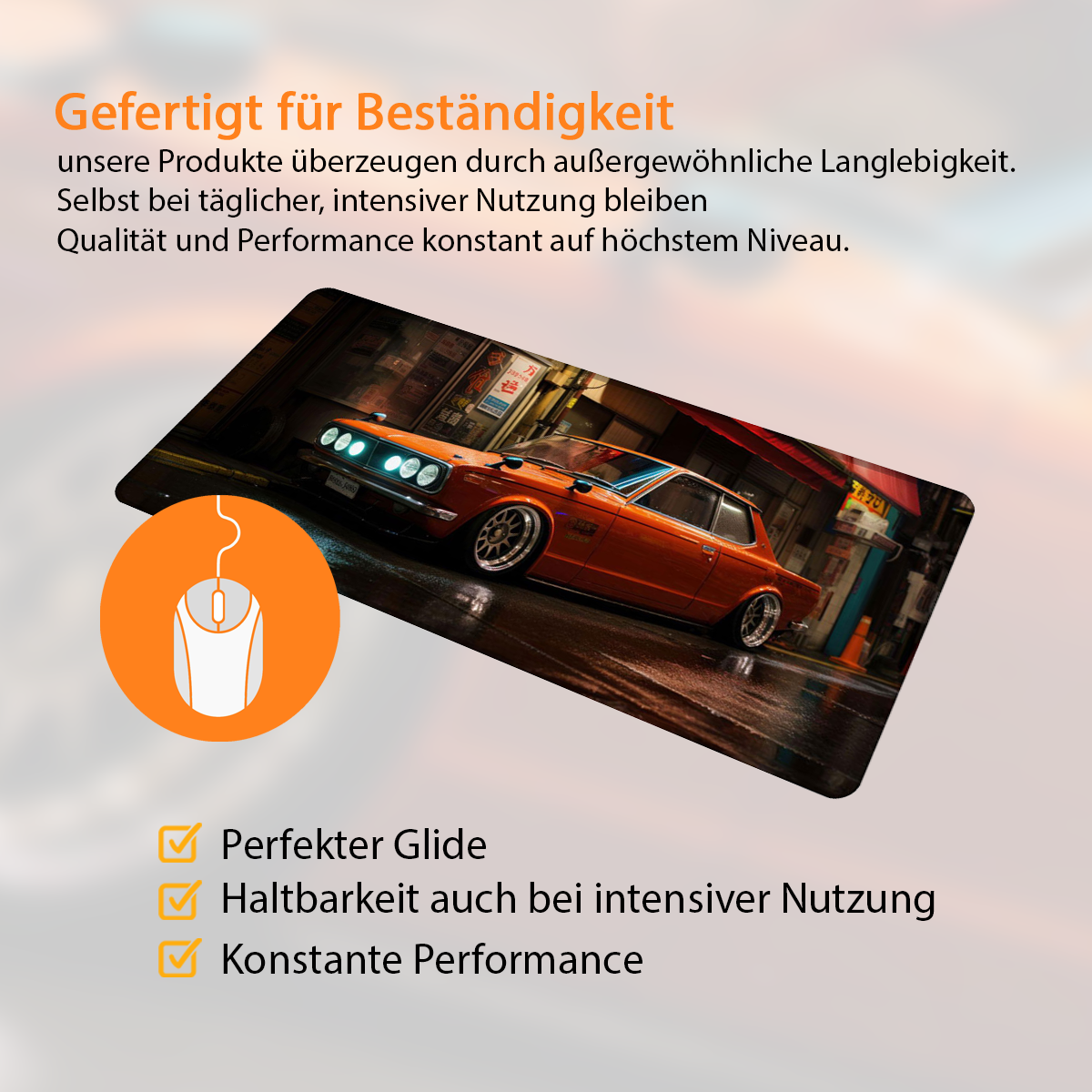 BLUEBIRD - Car Design - XXL Gaming Mauspad