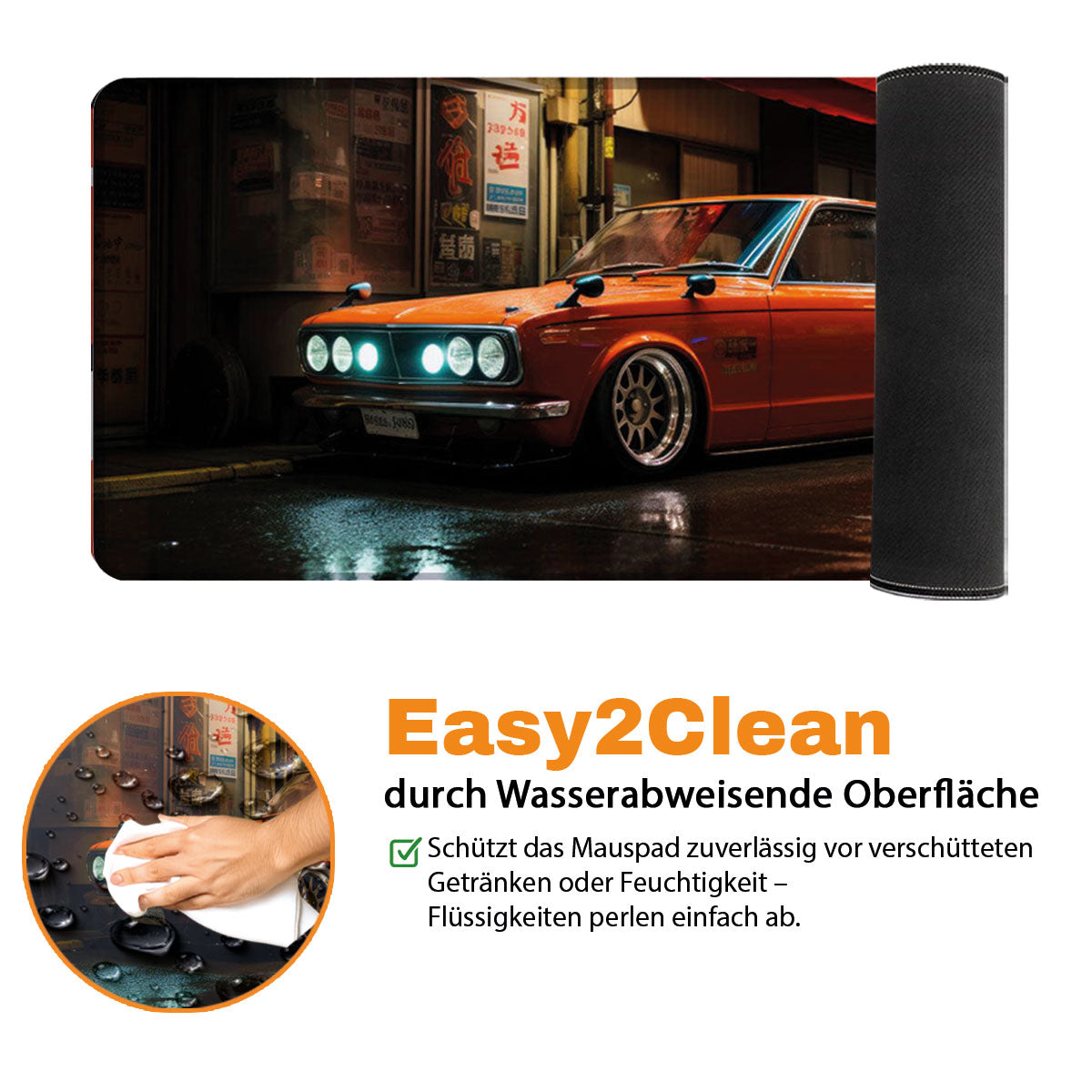 BLUEBIRD - Car Design - XXL Gaming Mauspad