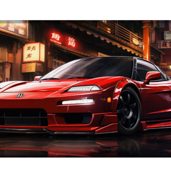 NSX RED - Car Design - XXL Gaming Mauspad