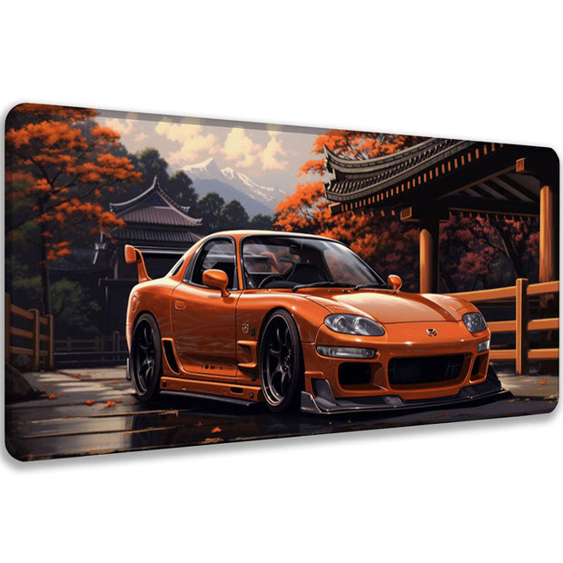 RX ORANGE - Car Design - XXL Gaming Mauspad