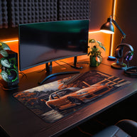 RX ORANGE - Car Design - XXL Gaming Mauspad