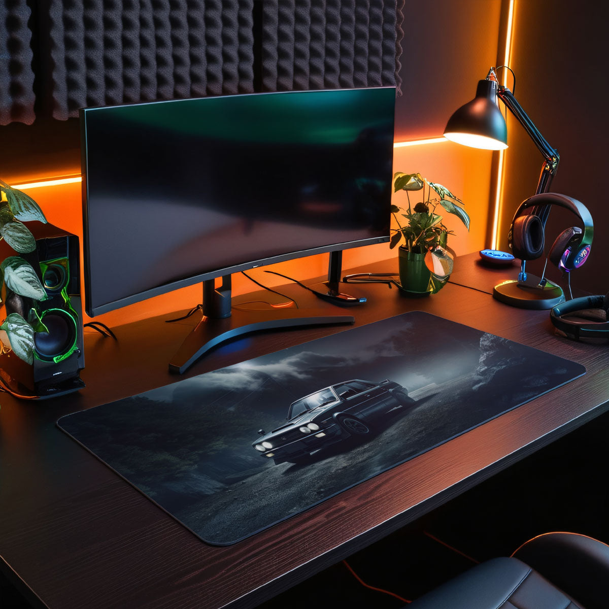 SKYLINE - Car Design - XXL Gaming Mauspad