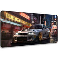 SERAWHITE - Car Design - XXL Gaming Mauspad