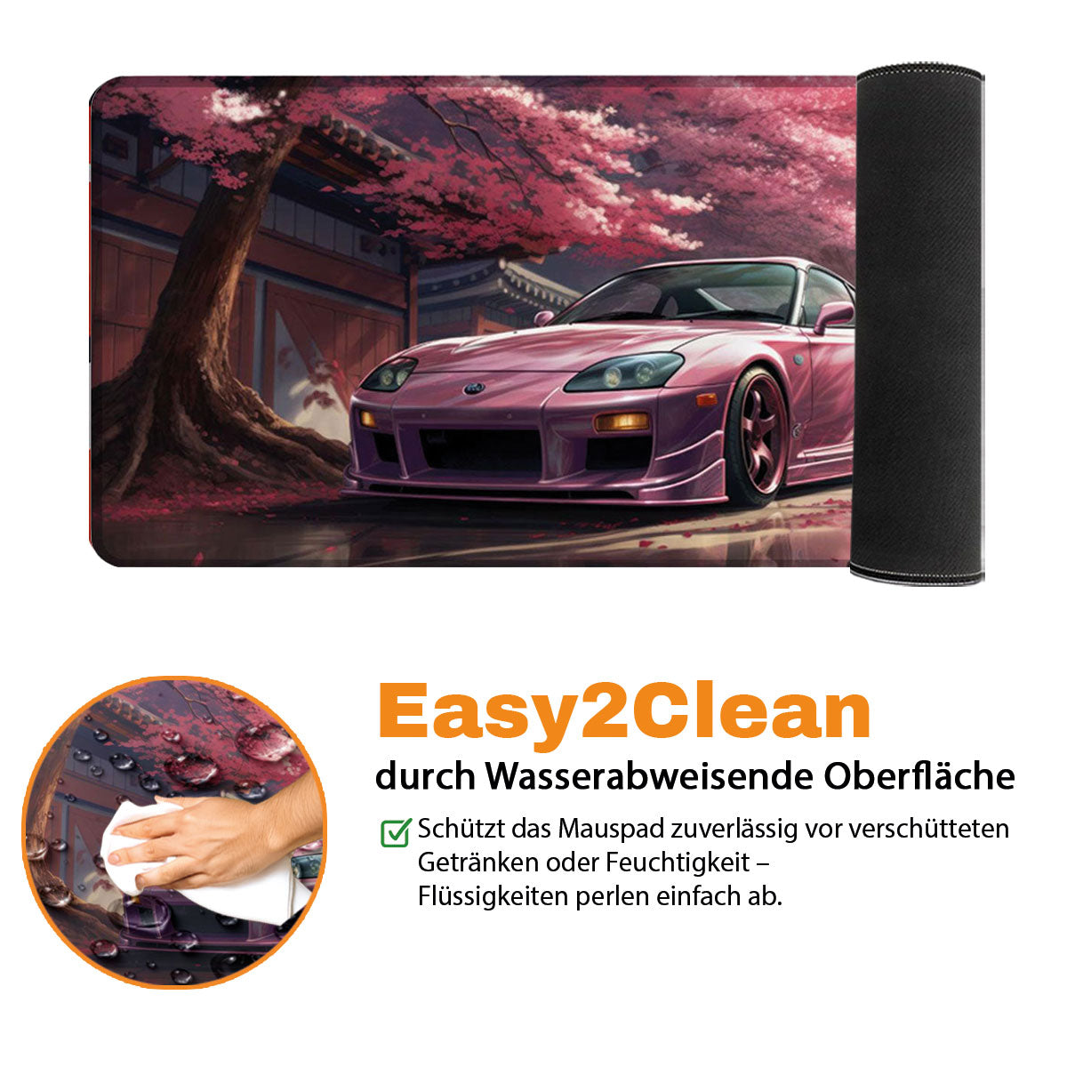 SUPRAPINK - Car Design - XXL Gaming Mauspad