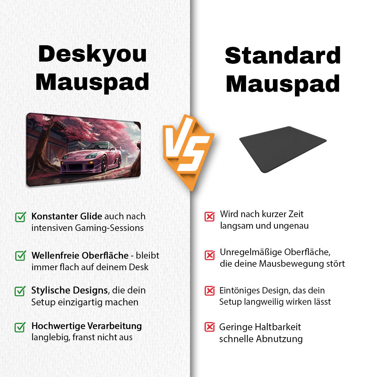 SUPRAPINK - Car Design - XXL Gaming Mauspad