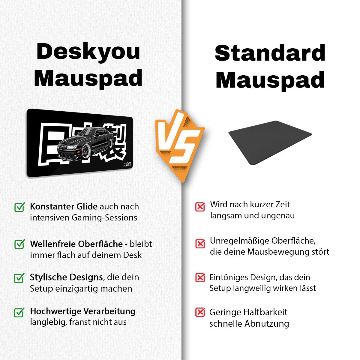 MADE IN JAPAN - JDM - XXL Gaming Mauspad