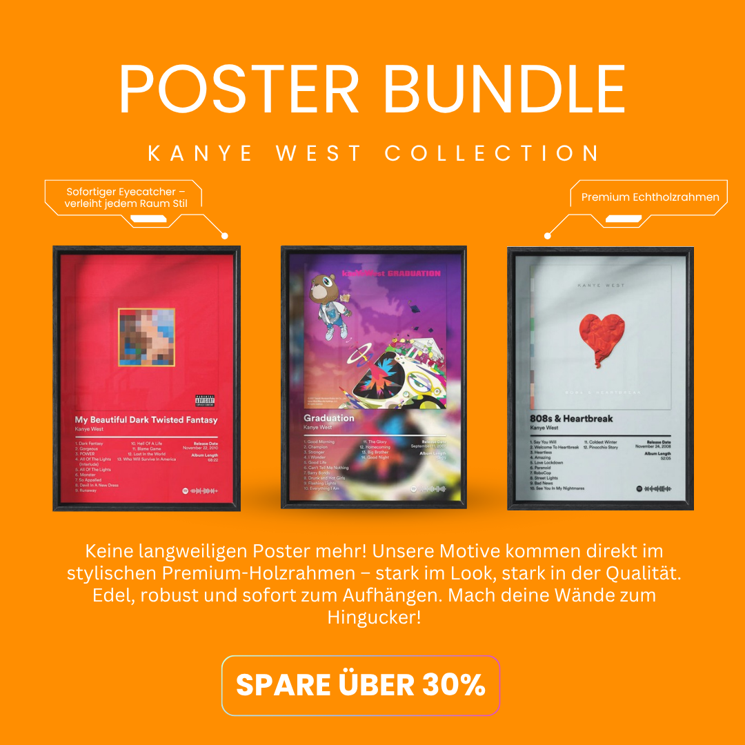 3er Bundle Poster KANYE Collection