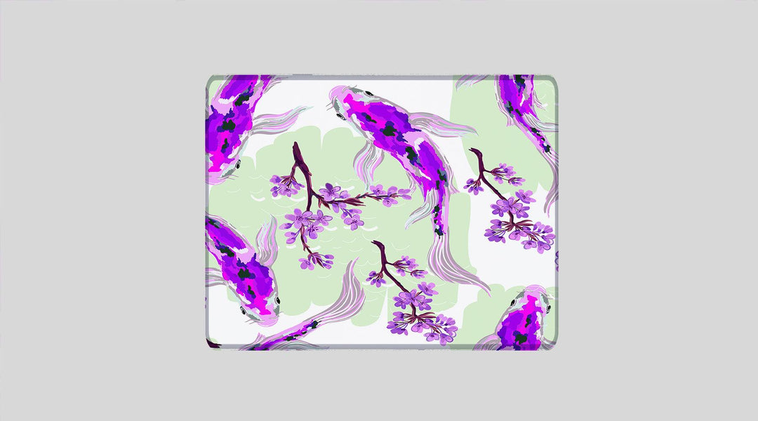 PURPLE KOI - Japan Design - XXL Gaming Mauspad