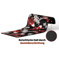 KOI PATTERN RED - Japan Design - XXL Gaming Mauspad