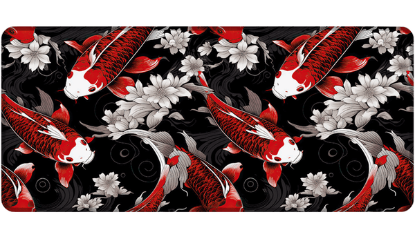 KOI PATTERN - Japan Design - XXL Gaming Mauspad