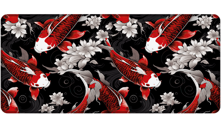 KOI PATTERN - Japan Design - XXL Gaming Mauspad