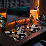 KOI PATTERN ORANGE - Japan Design - XXL Gaming Mauspad