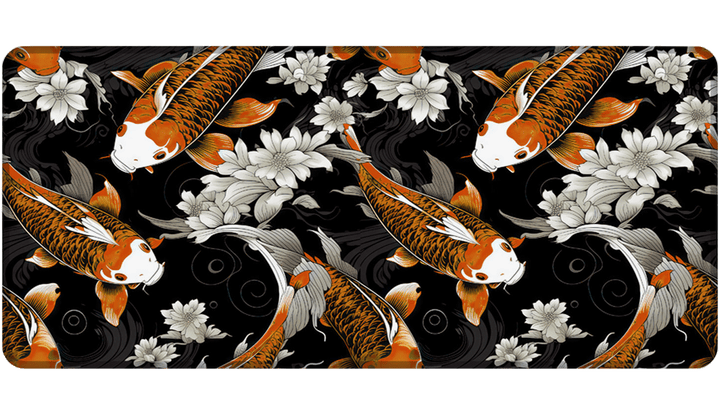 KOI PATTERN - Japan Design - XXL Gaming Mauspad