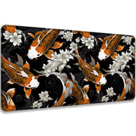KOI PATTERN ORANGE - Japan Design - XXL Gaming Mauspad
