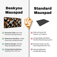 KOI PATTERN ORANGE - Japan Design - XXL Gaming Mauspad