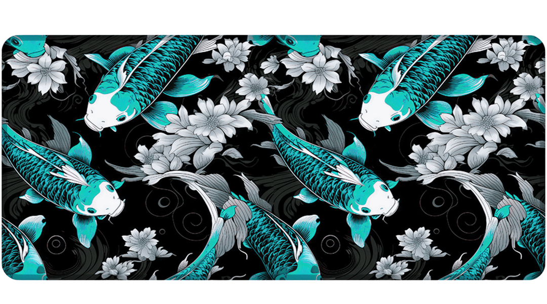 KOI PATTERN - Japan Design - XXL Gaming Mauspad