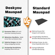 KOI PATTERN BLUE - Japan Design - XXL Gaming Mauspad