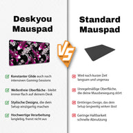 KOI PATTERN PURPLE - Japan Design - XXL Gaming Mauspad