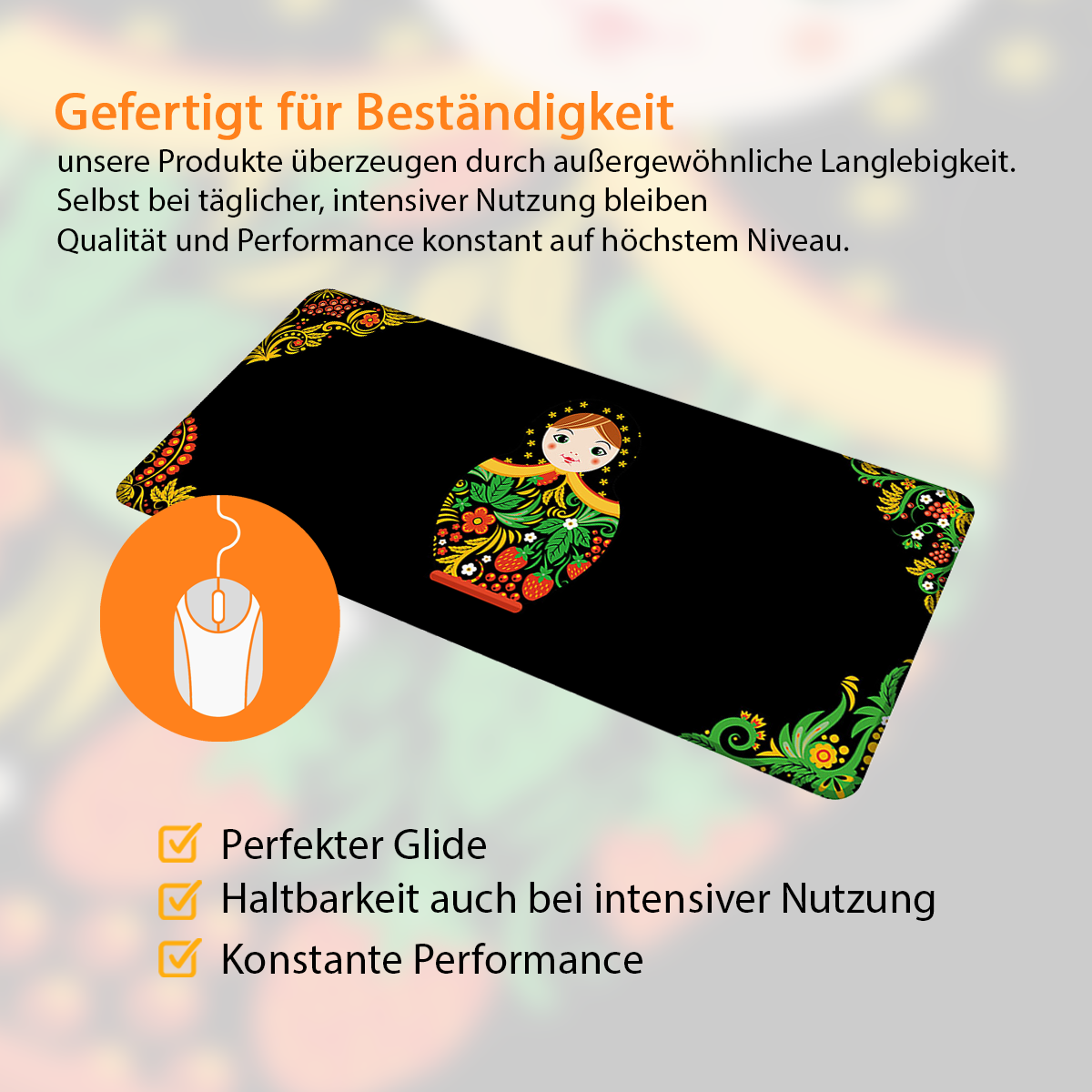 Matrjoschka - XXL Gaming Mauspad