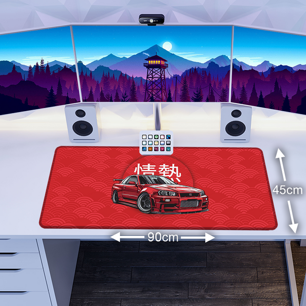 RED OG - JDM - XXL Gaming Mauspad