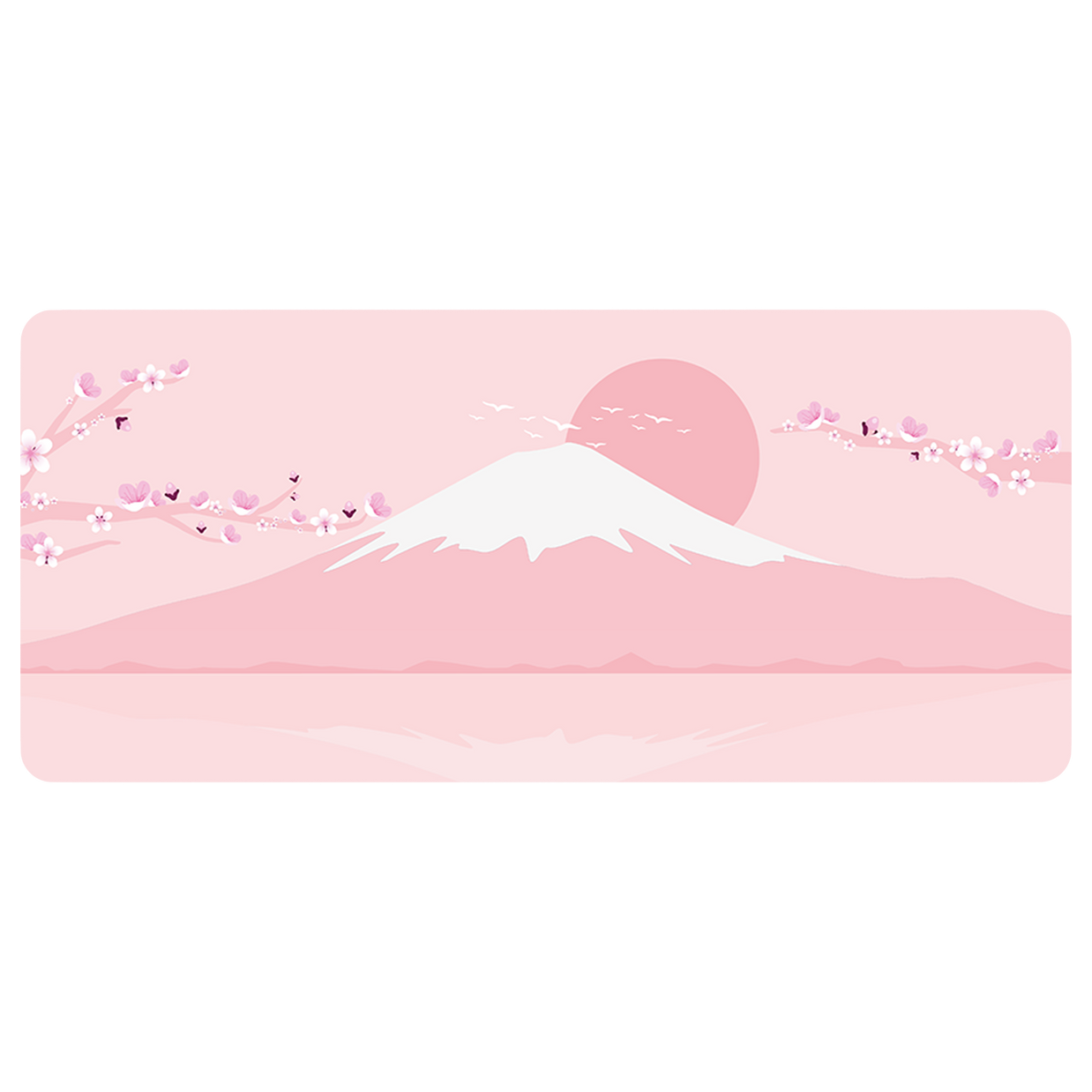 PINK SAKURA MOUNTAINS - XXL Gaming Mauspad