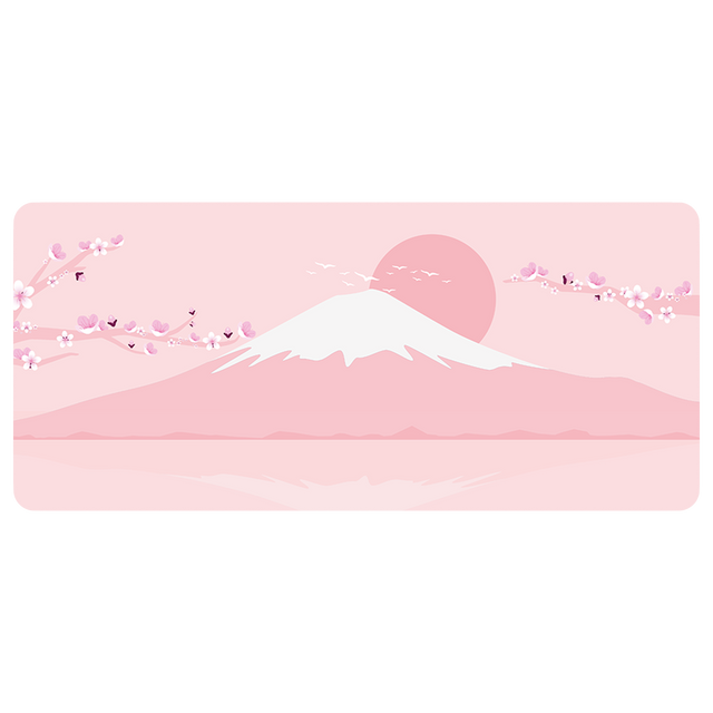 PINK SAKURA MOUNTAINS - XXL Gaming Mauspad