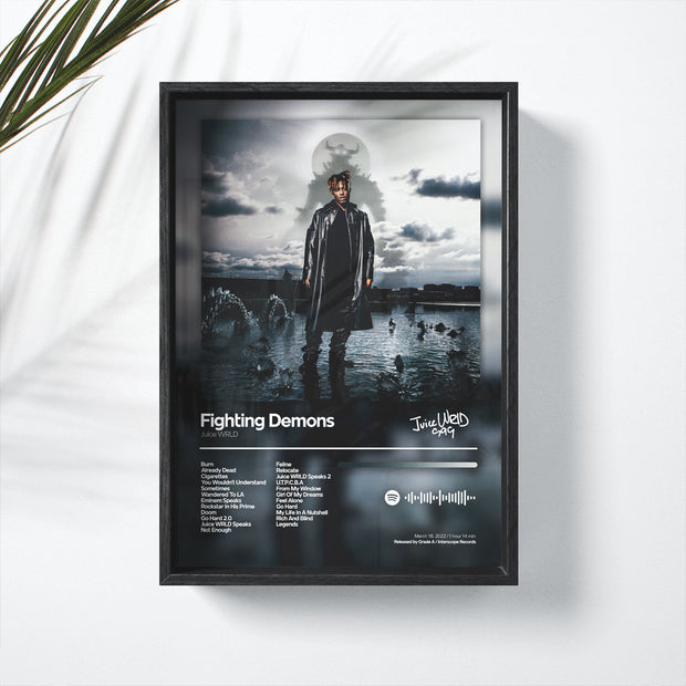 FIGHTING DEMONS - Deskyou Poster