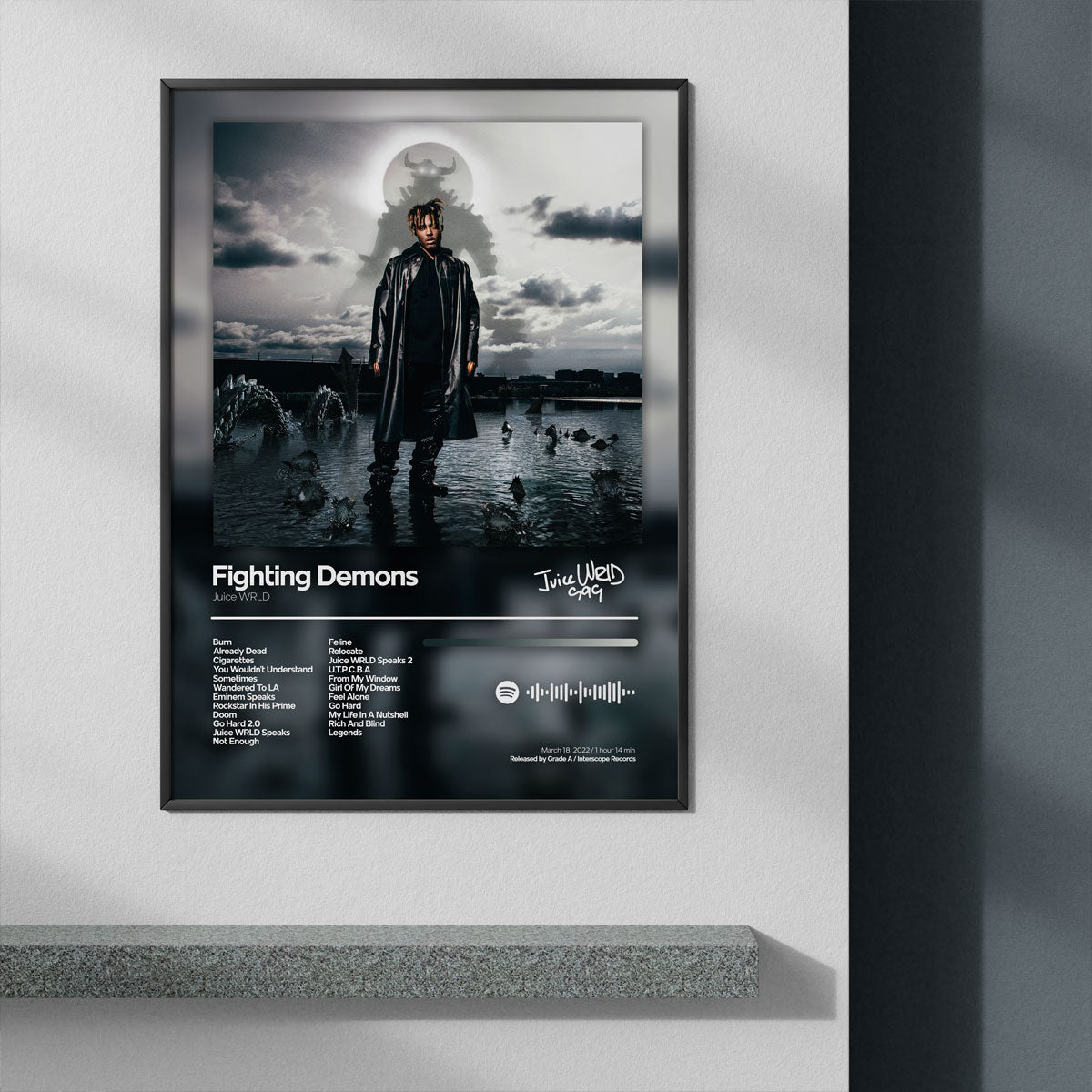 FIGHTING DEMONS - Deskyou Poster