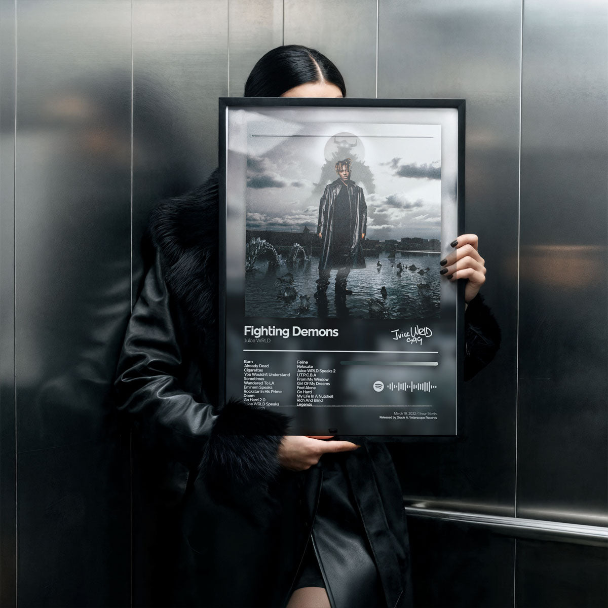 FIGHTING DEMONS - Deskyou Poster