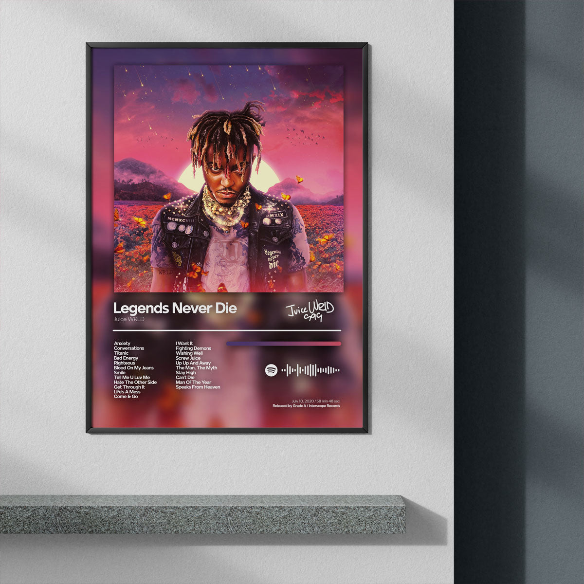 LEGENDS NEVER DIE - Deskyou Poster